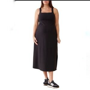 Isabel Ingrid‎ Isabel Black Sleeveless Midi Dress Plus Size XXL Tank Dress